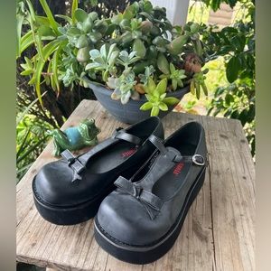 Demonia Mary Janes platform size 8